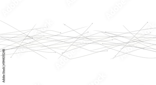 Grey tangled wire or string threads.