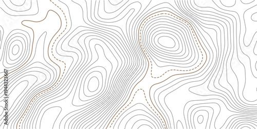 Abstract pattern with lines seamless pattern and topography. Topographic map lines, contour background. topo map texture. Dense lines, Background of the topographic map. Abstract bacground. 