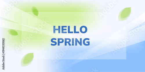 A fresh spring background suitable for landing pages, banners, posts, and other business purposes.