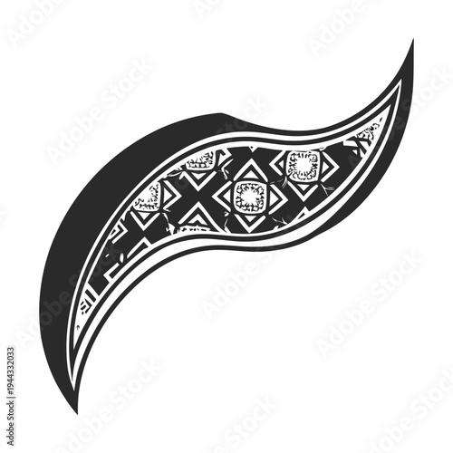 Vector tribal armband tattoo design element