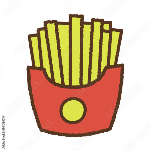 手書き風のアイコン　ポテト