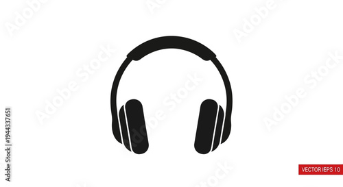 Black wireless over ear headphones.