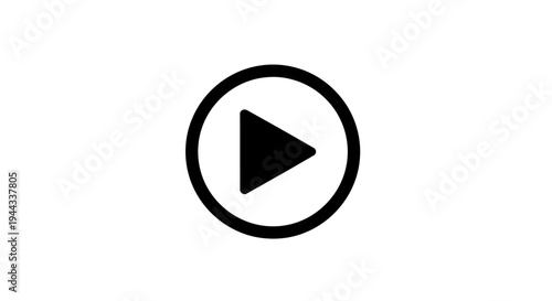 Free Download Black play button icon design. - GFXLoad