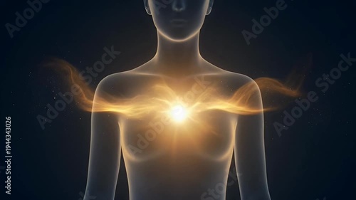 Smooth Animation of Glowing Human Conscience Awakening for International Day of Conscience