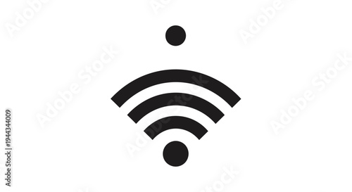Wifi signal icon symbol logo.