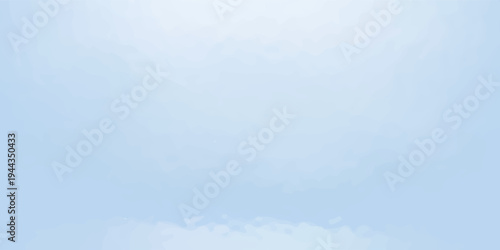 Blue studio room. Limbo light background. Abstract 3d backdrop for product presentation. Minimal wall scene. Showcase, promotion display. Vector stage mockup illustration