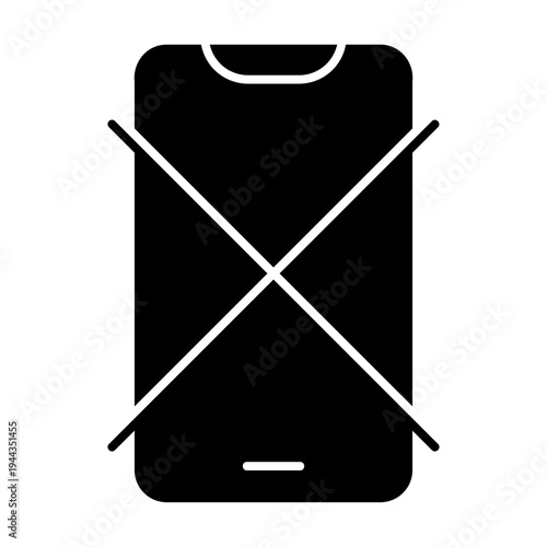 Phone + cross line