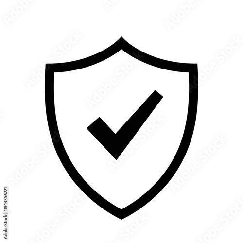Shield with check mark icon.