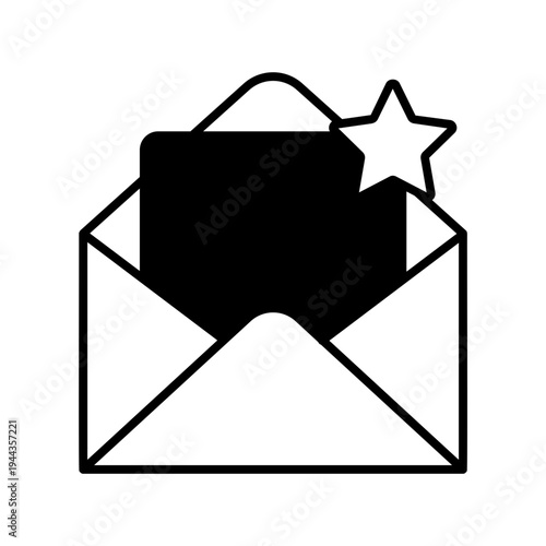 Email + tiny star