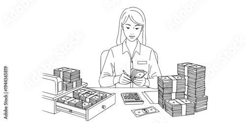 Woman Packing Boxes with Various Items.
