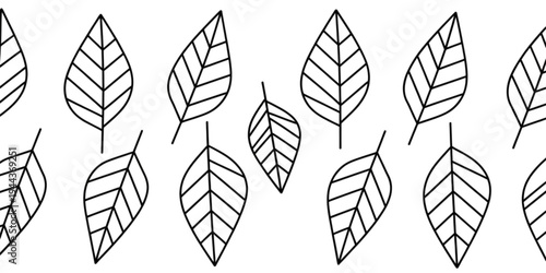 A collection of various autumn leaves scattered across a white background Vector