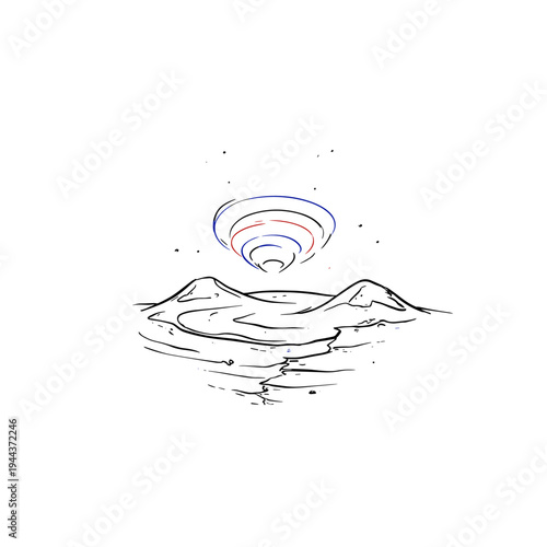 Vibrant Seismic Wave Ripples Emanating from Earth's Core