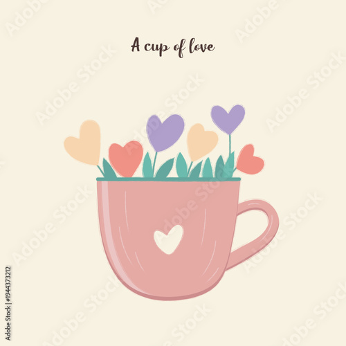 Love greeting card, beautiful love greeting, love, spring