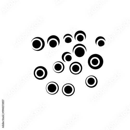 black and white abstract logo