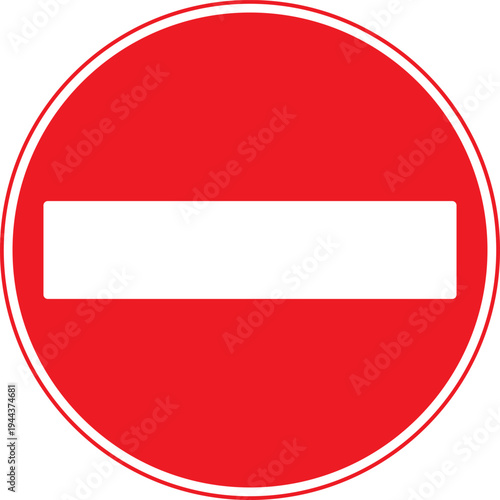 「車両進入禁止」の日本の交通標識アイコン