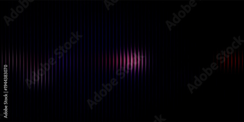 Abstract Digital EQ Music Equalizer. Sound Wave Design Element. Speaking Sound Wave Vector Illustration. Artificial Intelligence AI Assistant Voice Visualization.
