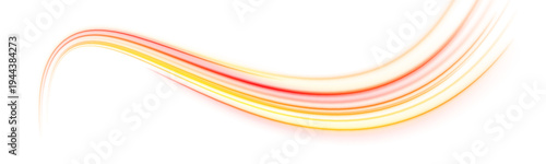 Red and orange light streams twist along a PNG highway. Motion blur conveys speed and futuristic energy. Ideal for cyberpunk city visuals.