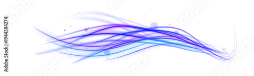 Cyan and purple neon streaks curve dynamically across a PNG. Glowing trails emphasize motion, speed, and futuristic energy. Perfect for banners.