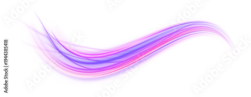 Bright pink and puple light streaks spiral across a PNG, creating vibrant motion. Glowing neon emphasizes energy and creativity in the composition. Perfect for digital and artistic designs.