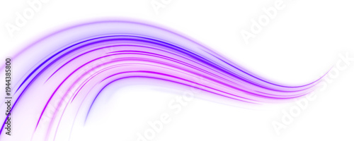 Neon spirals radiate across a PNG, leaving glowing trails in dynamic patterns. Particles float along curves to emphasize motion and futuristic aesthetics. Perfect for digital backgrounds.