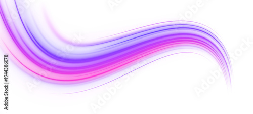 Dynamic pink and purple neon trails twist across a PNG. Glowing particles enhance speed, energy, and futuristic motion. Ideal for sci-fi and cyber visuals.