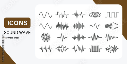 Black sound waves. Abstract music wave, radio signal frequency and digital voice visualisation. Tune equalizer vector set. Monochrome volume audio lines, soundwaves rhythm isolated on white background