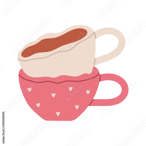 One cup stands in another