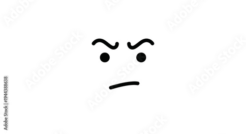 Angry Face Drawing, Expressing Frustration and Displeasure