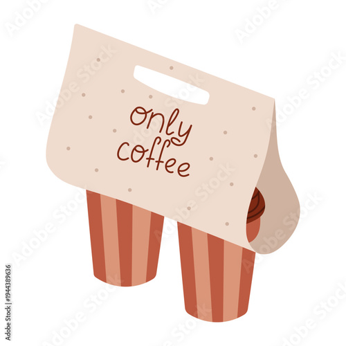 Coffee to go in a portable bag