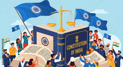 Celebrating the Cornerstone of Democracy People Upholding Justice and Constitutional Rights in a Nation's Spirit