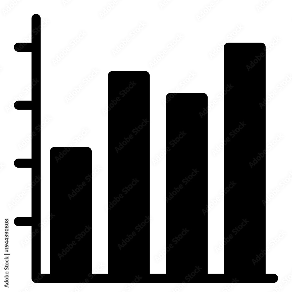 Obraz premium graph icon