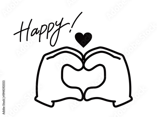 ハンドアイコン_幸せ_Happy