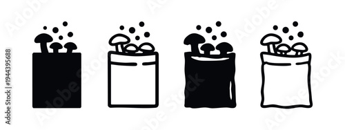 Detailed Open Oyster Shell with Pearl Icon Collection. Underwater Treasure Vector Art. Sea Life Jewelry Graphic