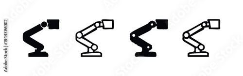 Minimalist Hand-Drawn Horizontal Bar Icons for Status and Progress Indicators