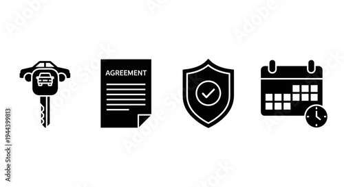 Business agreement and protection concept.