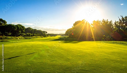 Wallpaper Mural Prompt: Golf Course Sunrise Torontodigital.ca