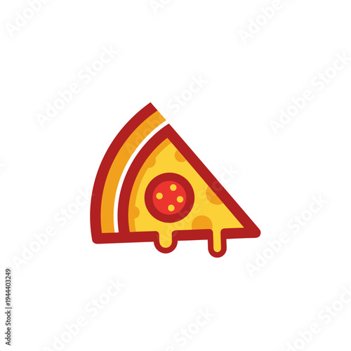 Delicious Slice of Pizza Food.