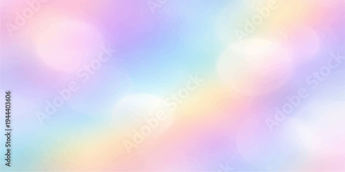 Enchanting Pastel Bokeh: A dreamy and ethereal composition of soft, diffused light and gentle, colorful hues creating an atmosphere of peace and serenity.