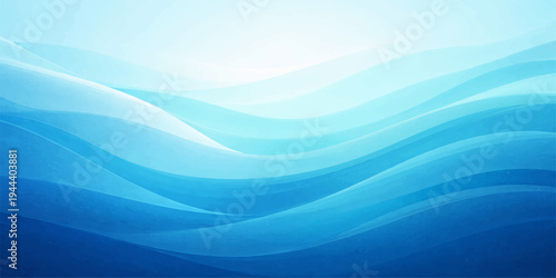 Abstract Blue Wave Background: A serene abstract background composed of flowing blue waves, creating a sense of calm and depth, perfect for digital design.