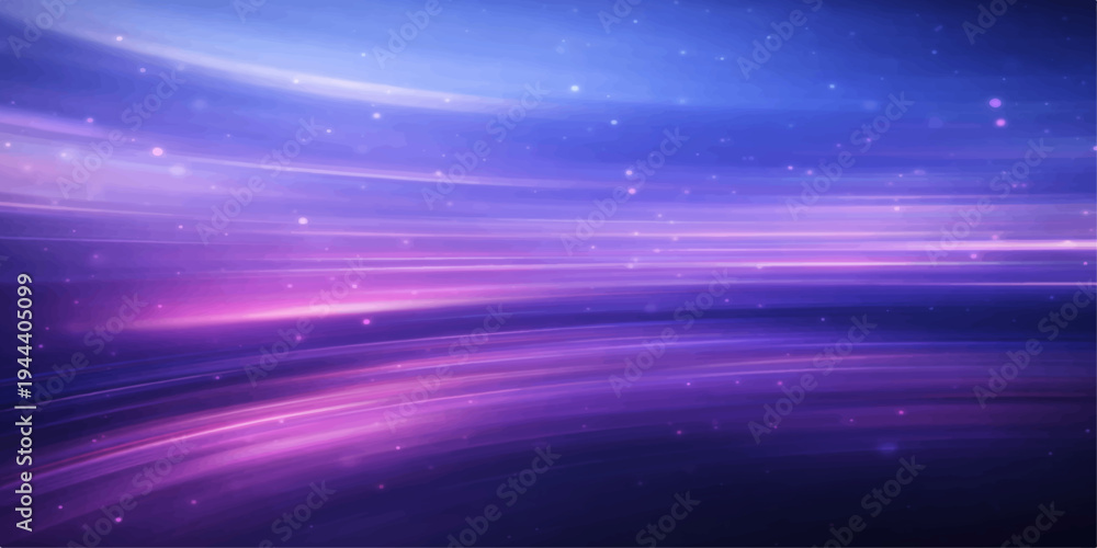 Obraz premium Abstract Flow: An abstract background with flowing lines in shades of purple and blue, creating a dreamy and ethereal feel.