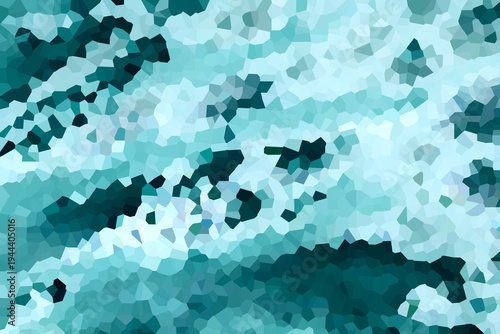 Abstract Aqua Blue Polygonal Geometric Background