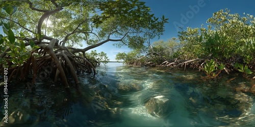 Exploring mangrove forests coastal waters nature photography tropical environment serene view