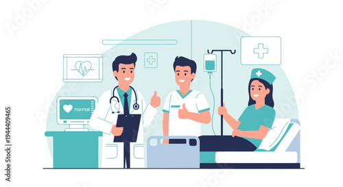 Doctor Nurse Patient Hospital.