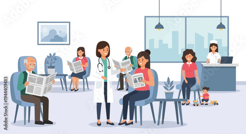 Doctor Office Waiting Room.