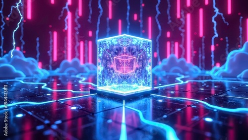 Cloud data stream transparency technology cube