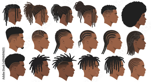 Black Hair Styles Collection: Diverse Afro Hairstyles and Braids