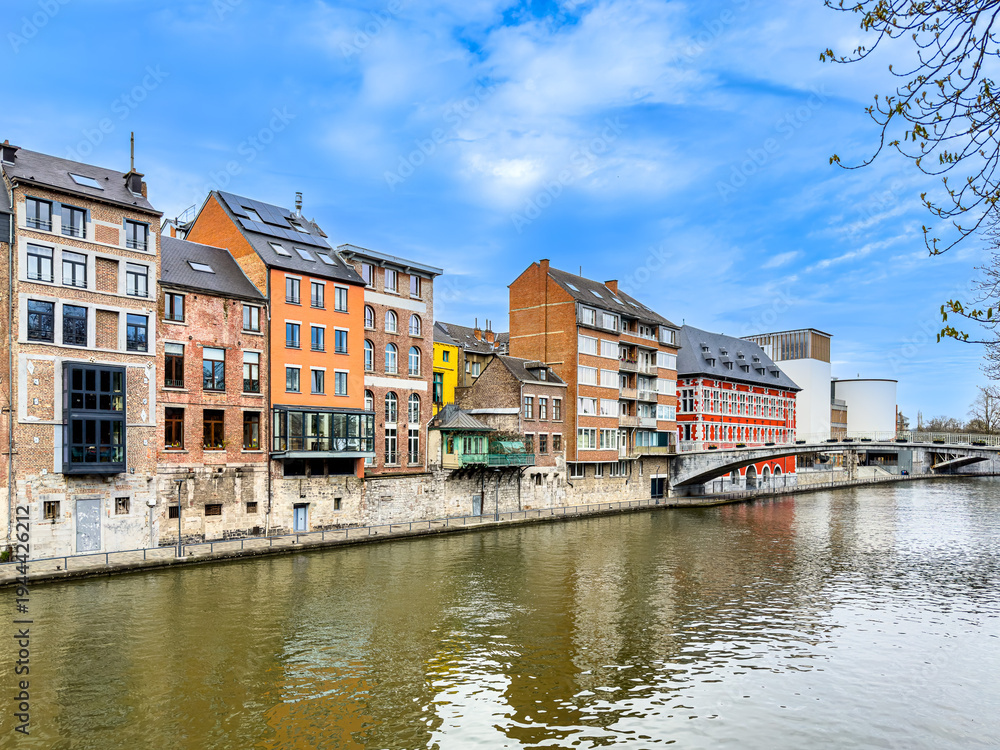 Fototapeta premium Street view of Namur in Belgium