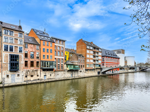 Photography Street view of Namur in Belgium