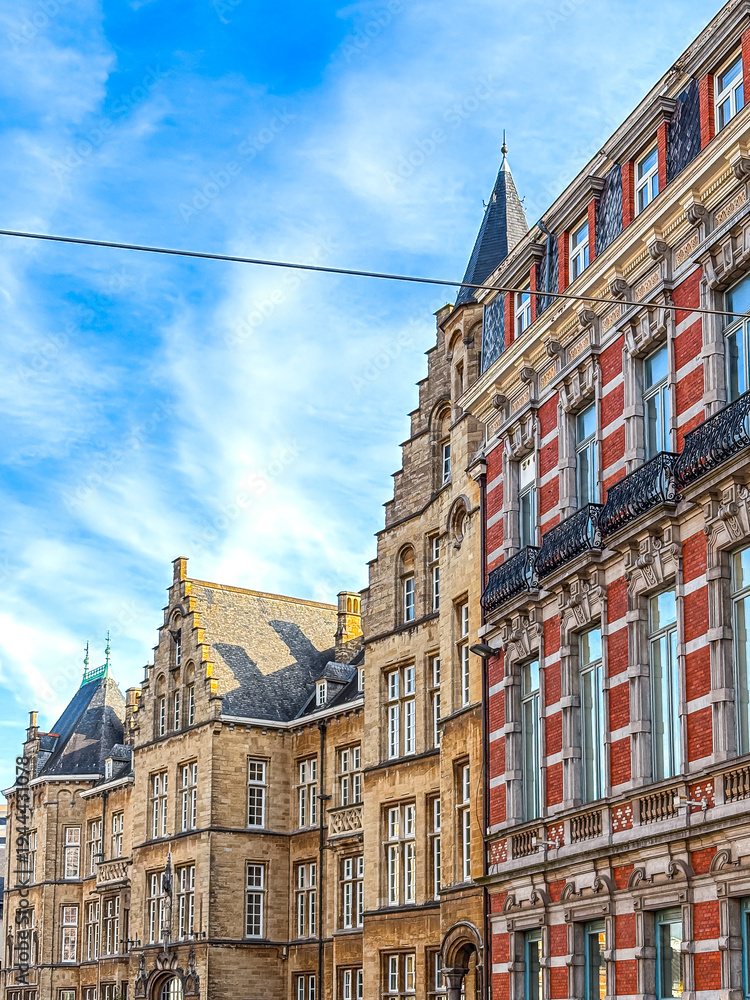 Fototapeta premium Street view of downtown Ghent, Belgium