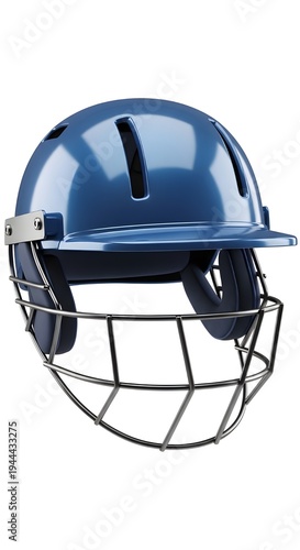 blue cricket helmet